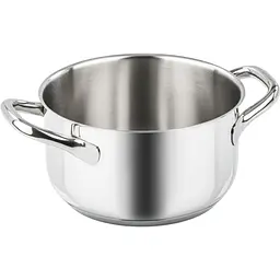 Кастрюля Barazzoni Chef line 163102022 22 см 3.8 л серебристая