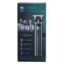Тример для стрижки акумуляторний VGR V-009 з турборежимом, чорний VGR HP-V-009 - мініатюра 9