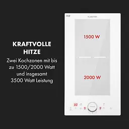 Індукційна плита Klarstein Delicatessa Slim Domino (10035197) - мініатюра 3