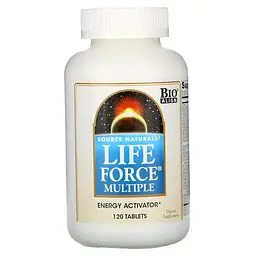 Вітамінний комплекс для енергії, Life Force Multiple, 120 таблеток Source Naturals vit0002785