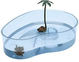 Пластиковий акваріум для черепах Ferplast Arricot 31x22x7.5 см 60017015 - мініатюра 2