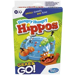 Настільна гра дорожня Hasbro Голодні бегемотики (F8255) - мініатюра 5