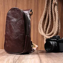 Зручна сумка через плече в модному кольорі з екошкіри Vintage 13х23х7 см sum0026985 - мініатюра 10