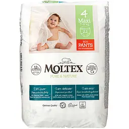 Подгузники-трусики Moltex Pure & Nature Макси (7-12 кг) 22 шт.