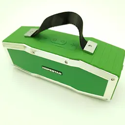 Бездротова акумуляторна колонка Bluetooth акустика FM MP3 AUX USB Hopestar A9 зелений