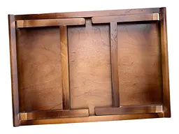 Складаний кавовий столик для сніданку в ліжко 42×28×17 см №1 - мініатюра 8