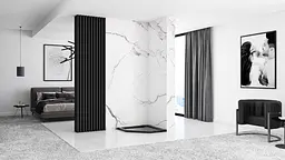 Душовий піддон Rea Diamond black 90x90 REA-K8543, Чорний - мініатюра 5