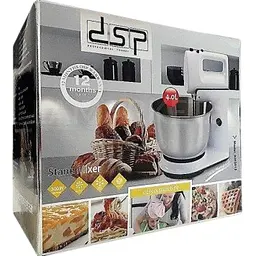 Міксер стаціонарний DSP 3015 металева чаша 5 швидкостей 300 Вт білий (lp-91417_1343) - мініатюра 3