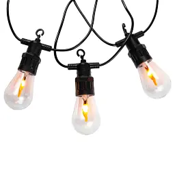 Ретро-гірлянда вулична 10 LED довжина 5 метрів, імітація вогню GarlandoPro S141 - мініатюра 9
