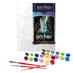 Картина за номерами Harry Potter Гаррі і Волдеморт 40х50 см з фарбами металік extra (KHO5222)
