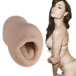 Doc Johnson Sasha Grey Ultraskyn Deep Throat Pocket Pal - мастурбатор ротик, 12 см - мініатюра 2