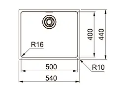 Кухонна мийка Franke Maris MRX 210-50 (127.0598.747) - мініатюра 3