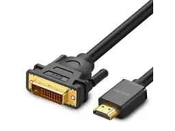 Кабель UGREEN HD106 HDMI to DVI v1.4 1.5m Black (11150)