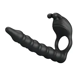 Віброкільце PRETTY LOVE Blackney black, 7 vibration functions Memory function PRETTY LOVE BI-210327 102766 - мініатюра 3