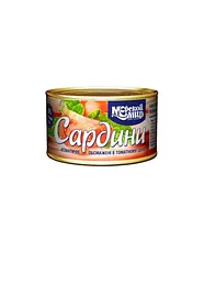 Сардина атлантична в томатному соусі №5 ж/б Морський світ 240 г
