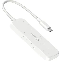 USB-Хаб j5create JCH342EW-N USB-C на 2 USB-A/2 USB-C, білий (JCH342EW-N) - мініатюра 3