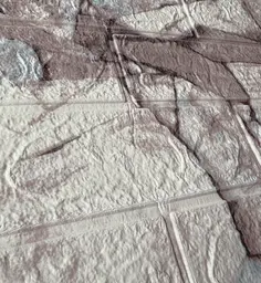 Самоклейка декоративна 3D панель 3D Loft під  цеглу королівський мармур 700x770x3мм (351-3) - мініатюра 6