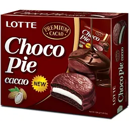 Тістечко шоколадне Choco Pie LOTTE Какао 336г