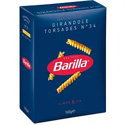 Макаронні вироби Barilla Girandole Torsades №34 500 г - мініатюра 2