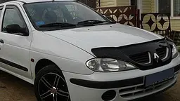 Дефлектор капоту мухобійка для Renault Megan I 1999-2002 Євро Кріплення (Vip Tuning)