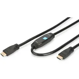 Кабель Digitus HDMI (M/M), High speed, активний, 30м, чорний teh0013686