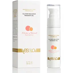 Масажний гель YESforLOV Allover Delicious персик та абрикос 50 ​​мл