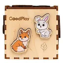 Кубик-сортер Лісові звірята GoodPlay CUB-4-008 Різнокольоровий shop (4820276870284) - мініатюра 3