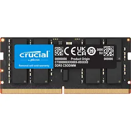 Модуль пам'яті для ноутбука SoDIMM DDR5 32GB 6400 MHz Micron (CT32G64C52CS5)
