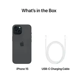 Смартфон iPhone 15 128GB Model A3090 Grade A Seller Refurbished Black - мініатюра 8