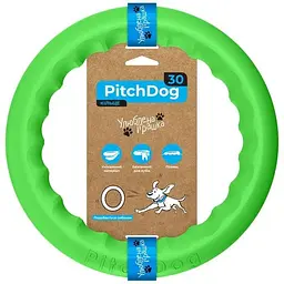 Кільце для апортування PitchDog 30, 28 см, салатовий (62385)