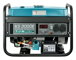 Генератор бензиновий Konner&Sohnen 2.6/3 кВт KS 3000E