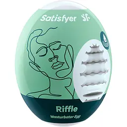 Мастурбатор-яйце Satisfyer Masturbator Egg Riffle (SO5520) [96196] - мініатюра 1