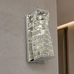 Світлодіодне настінне бра Artlight 88031/290WCH, 19 Вт, хром та прозоре скло