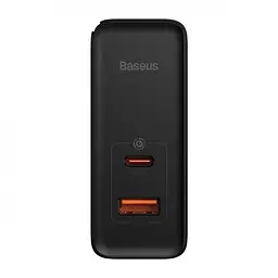 Мережевий зарядний пристрій Baseus GaN5 Pro Fast Charger Type-C+USB 100 W CCGP090201 Black - мініатюра 2