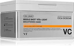 Набір освітлювальних тканинних масок 30 шт VT Cosmetics Reedle Shot Vita-Light Brightening Mask