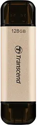 Накопичувач 128GB USB 3.2 Type-A + Type-C JetFlash 930 R420/W400MB/s Чорний Transcend teh0013382