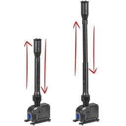 Насос-фонтан з фільтром Kruger Meier PondXplorer Elite 1200 для садового ставка 3-в-1 (600 л/г) - мініатюра 4