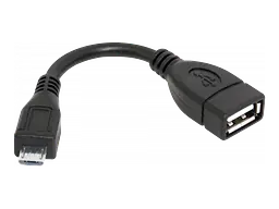 Дата кабель Defender OTG USB 2.0 AF to Micro 5P 0.08m (87300)