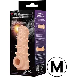 Насадка на член Kokos Nude Sleeve NS 006 M - мініатюра 3