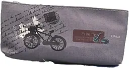 Пенал плоский Bike, 1 відділення, 20x9x2.5 см, 2177P (В асортименті)