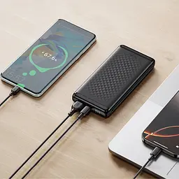 Зовнішній акумулятор XO PB308 10000 mAh PD20W + QC 3.0 22.5W чорний - мініатюра 5