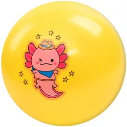 М'яч дитячий Bambi "Аксолотль" MS 3736(Yellow) 9 дюймів, 60 грам