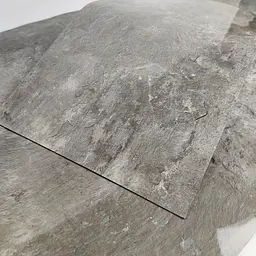 Самоклеюча вінілова плитка 3D Loft сріблястий мармур 600*300*1,5 мм, ціна за 1 шт. (СВП-103-мат) - мініатюра 4