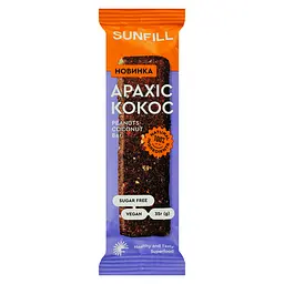Батончик Sunfill Арахіс-кокос 35 г