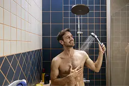 Душова система з термостатом Hansgrohe Activera S 240 1jet EcoSmart Ecostat Fine Varia chrome 28078000 - мініатюра 4