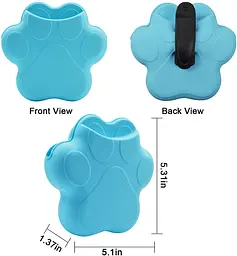 Силіконова сумка для ласощів Paw Shaped Silicone Pet Treat Pouch - мініатюра 4