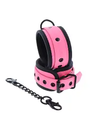 Наручники-манжеты Taboom Wrist Cuffs, 19 см, розовый