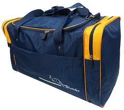 Сумка дорожня середнього розміру Wallaby 437-10 62L Синя жовта