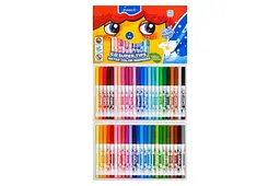 Фломастери на водній основі MARCO 48 Super Tips Ultra Washable, що змиваються для малювання (1630)