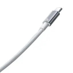 МЗП Usams US-CC261 GaN JC Ser. 20W (2USB-C) + кабель Type-C to Type-C White - мініатюра 3